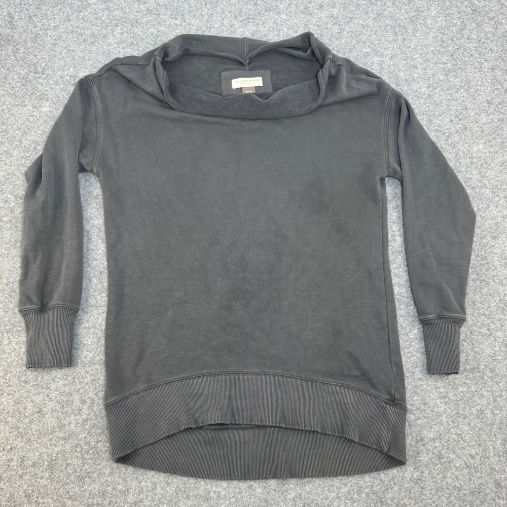 Pilcro by Anthropologie Charcoal Gray Cowl Neck Sweatshirt Tunic Small
